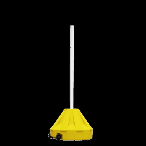 Plasticade , Plastic White and Yellow, Matte, 60 in L, 16.5 in D UVRAP24Y-60PK - main